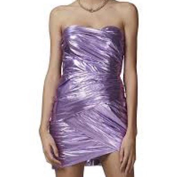 Bec & Bridge Dresses & Skirts - Bec & Bridge Purple Strapless Bodycon Cocktail Dress